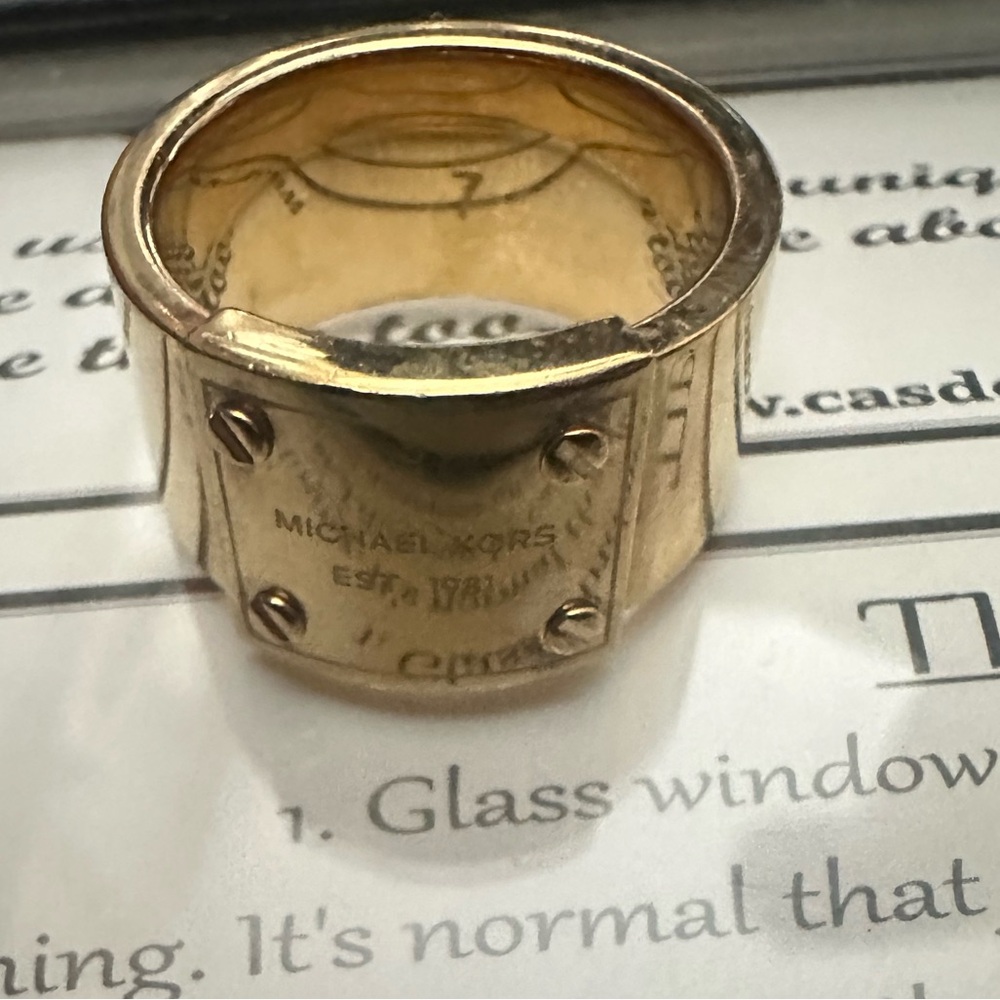 Michael Kors Gold-Tone Ring